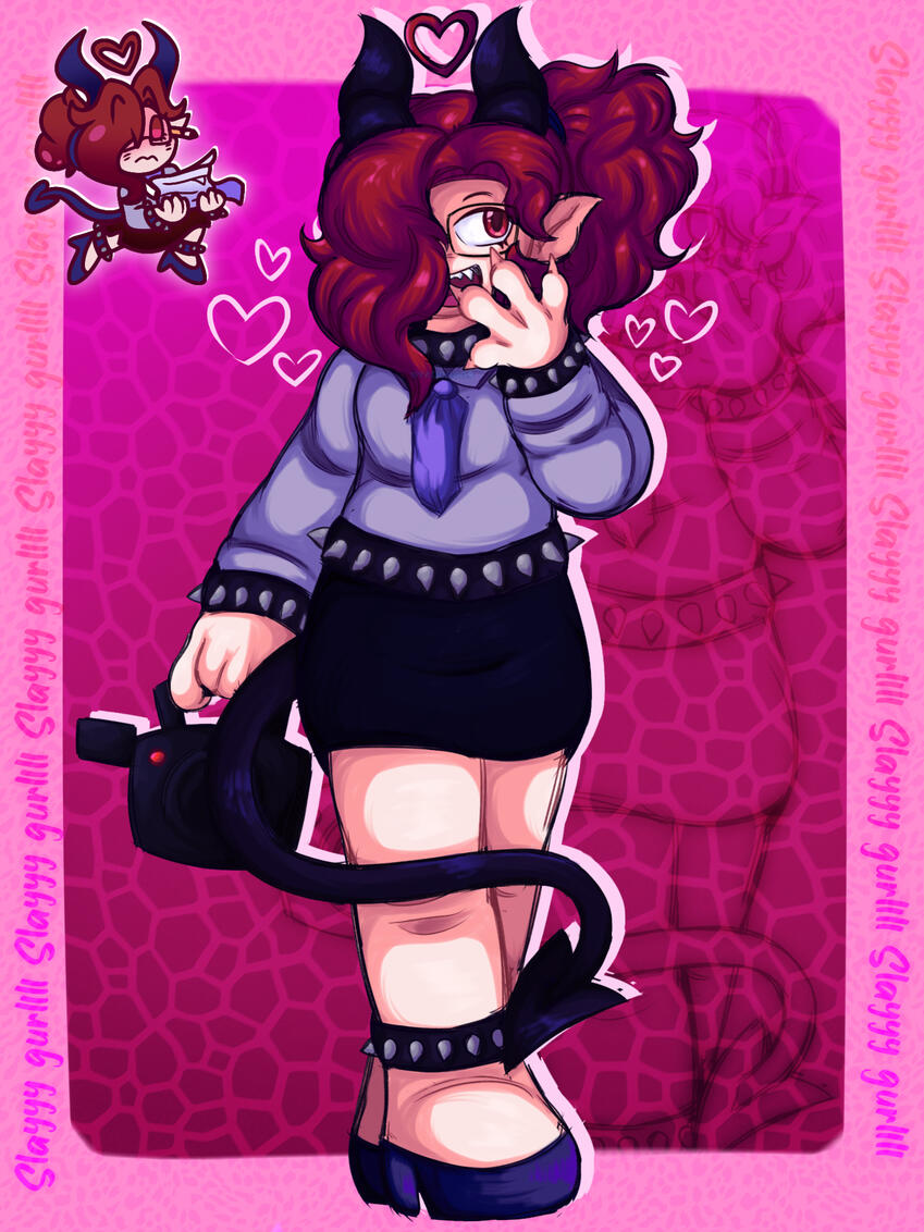 "Iris in a fit from a Fevertown newsletter" (Characters in Art Credits: "Cesarfever_")