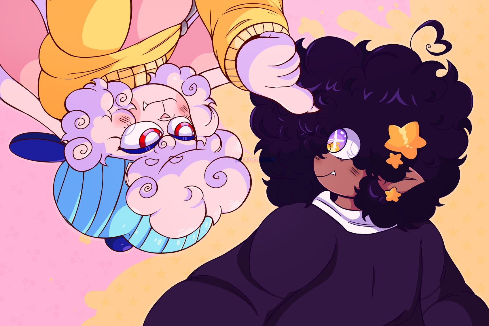 "StarHearts Promo Art" (Characters in Art Credits: "Cesarfever_ + teabunnies02")