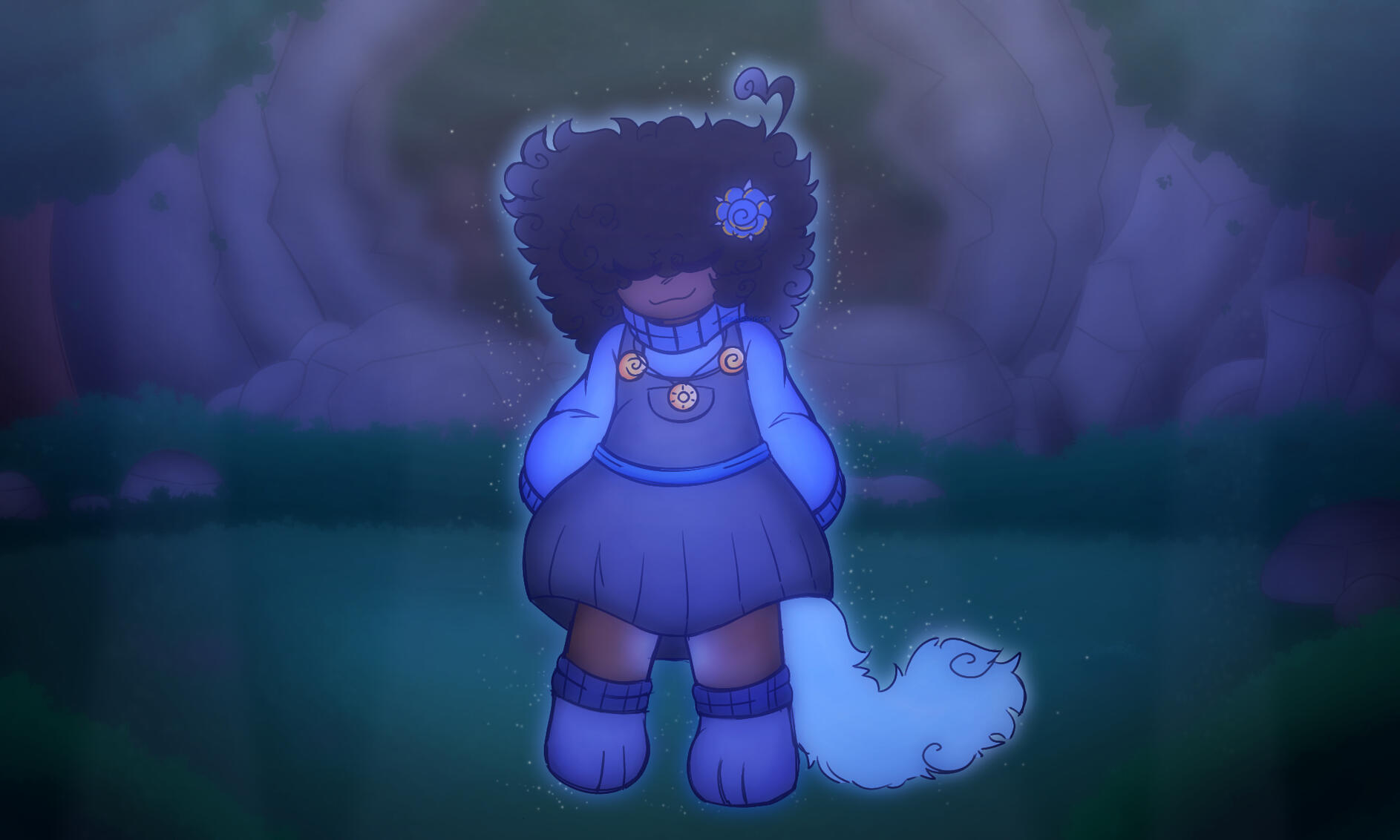 "Anotha background practice, hi Kit"