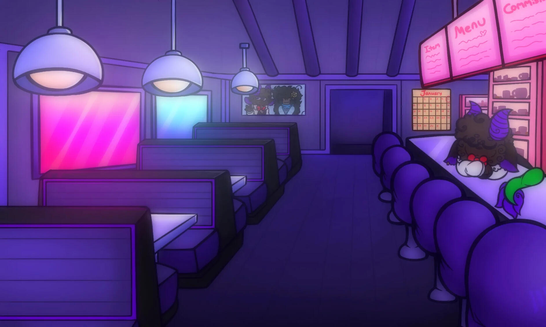 "Nya's Cafe, Mellow Dreams. kind of was a BG practice :0"